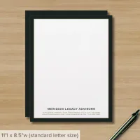 Classic Company Letterhead