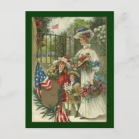 Vintage Honoring Decoration Day Postcard