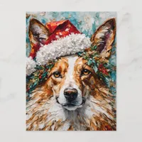 The Christmas Collie Postcard