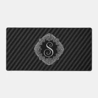 Elegant, Monogram Initial  Desk Mat