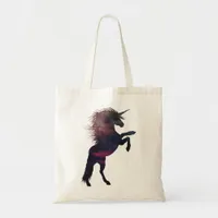 Magical Unicorn Space Nebula Tote Bag