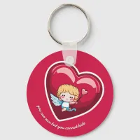 Cute Cupid Keychain