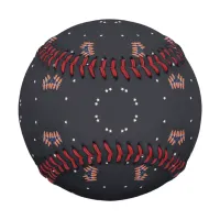 Stars And Unique Spaceship Pattern Baseball