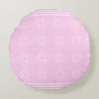 Scandi Pattern with Stripes Pink and White