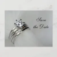 Wedding Rings Save the Date Announcement