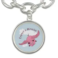 Flying Pig Charm Bracelet