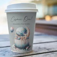 Cosmic One! Celestial 1st Boy Birthday  Paper Cups