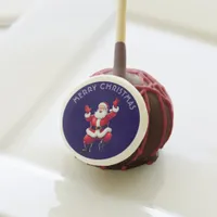 Dancing Santa | Kids Blue Christmas Cake Pops