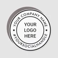 Minimal Corporate Event Logo Branding Promotional Car Magnet