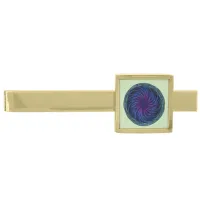 Ethereal Swirl Gold Finish Tie Bar