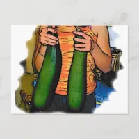 Don’t Hate My “Double Z” Zucchinis! Postcard