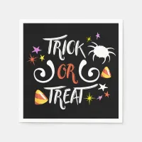 trick or treat halloween napkins