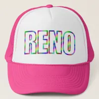 RENO Neon Trucker Hat