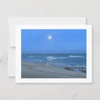 Beach Photography Dusk Landscape Postcard