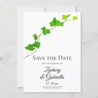 English Ivy Wedding Save the Date