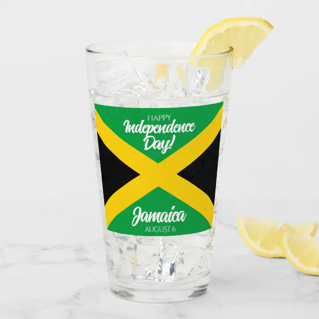 Jamaican Independence Day Jamaica National Flag Glass