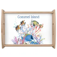 Coastal Ocean Tropics serving tray