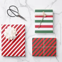 Christmas Candy Stripe Wrapping Paper