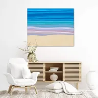 Minimalist Abstract Beach Art Coastal Decor