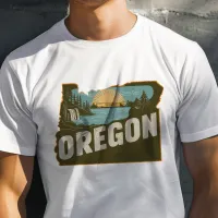 Retro Travel Iconic Oregon Graphic T-Shirt