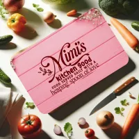 Mimis Kitchen Good Food Served Daily with Love Cutting Board