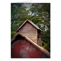 Faded Red Barn Cupola