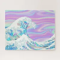 under the great iridescent wave of kanagawa jigsaw puzzle