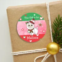 Christmas Llama Gift Tag