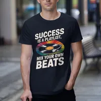 Success is a Playlist Inspirational Retro Vinyl T-Shirt