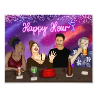 Happy Hour | Diversity Artwork Photo Print