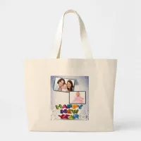 Happy New Year's Add Your Photo Tote Bag