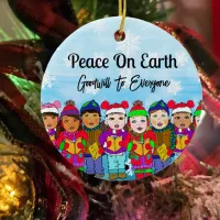 Peace on Earth | Christmas     Ceramic Ornament