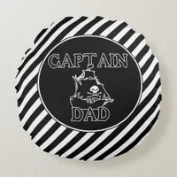 Captain Dad Throw Pillow