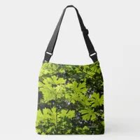 Sun-Dappled Leaves in the Forest Crossbody Bag