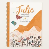 Abstract Landscape & Wildflowers, a Boho Inspired Planner