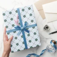 Criss-Crossed Diamonds Wrapping Paper