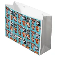 Woodland Creatures Boy's Baby Shower Large Gift Bag