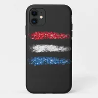 *~* Modern Simple Abstract American Flag iPhone 11 Case