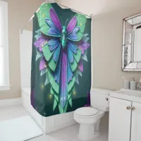 Enchanted Lunar Fairy Fantasy Worlds Shower Curtain