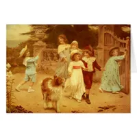 Vintage Collie and Children