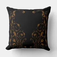 Elegant, Vintage, Victorian Steampunk Throw Pillow