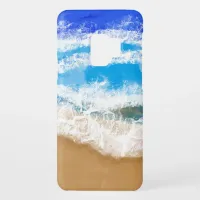 Ocean Art Blue  Waves on Sandy Beach  Case-Mate Samsung Galaxy S9 Case