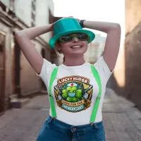 Shamrock Adorned Lucky Nurse shenanigan T-Shirt