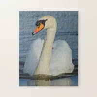 A Mute Swan Approaches Jigsaw Puzzle