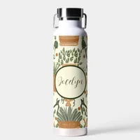 Charming Garden Lover's-Terracotta & Green Planter Water Bottle