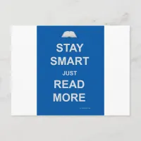 Stay Smart Read More Postcard