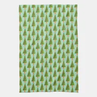 Stamped Christmas Tree Forest Kitchen Towels
