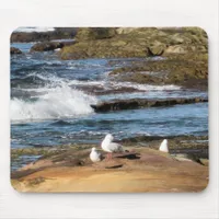 Coastal Beach Ocean Seascape Mouse Pad