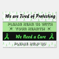 Lyme Protest Yard or Protest Sign