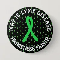 May is Lyme Disease Awareness Month Ribbons Button